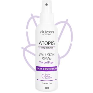Γαλάκτωμα κατοικιδίων για αντιμετώπιση κνησμού και ερεθισμού ATOPIS 200 ml Καθημερινή Φροντίδα Intuizoon